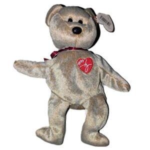 Ty Beanie Baby 1999 Signature Bear with error